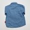 Blue Check Long Sleeve Button Up Shirt