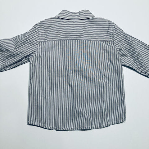 Striped Long Sleeve Button Up Shirt