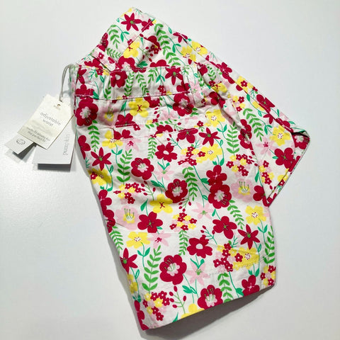 Shorts BNWT Hot Pink Floral Detail