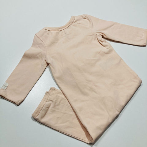 Pink Bodysuit with Bunny Detail