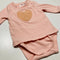 Pink Heart  Long Sleeve Bodysuit