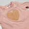 Pink Heart  Long Sleeve Bodysuit