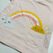 Pink T-Shirt with Sunshine Rainbow Design