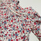 Floral Dress with Long Sleeves and White detail