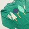 Long Sleeve Top with Tree Print Pattern