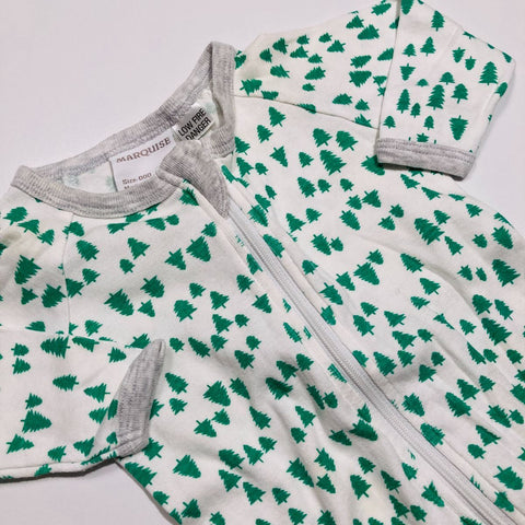 Pine Tree Print Bodysuit