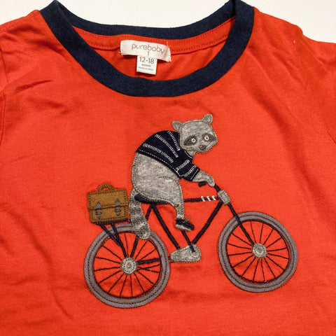 Raccoon on Bicycle T-Shirt
