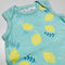 Singlet Romper Bodysuit with Cute Lemon Design