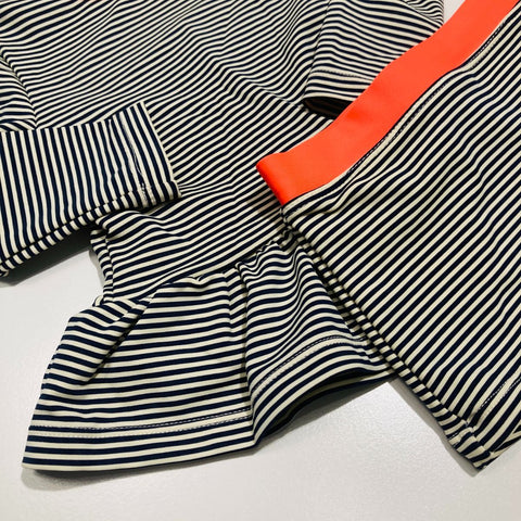 Long Sleeve Peplum Rashie Top with Matching Bottoms