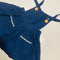 Navy Pinafore with Tie Back Straps