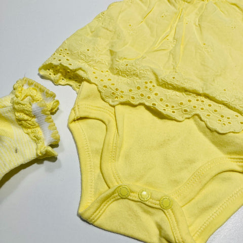 Singlet Bodysuit with Matching Headband and Socks.