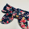 Headband Navy & Floral Print