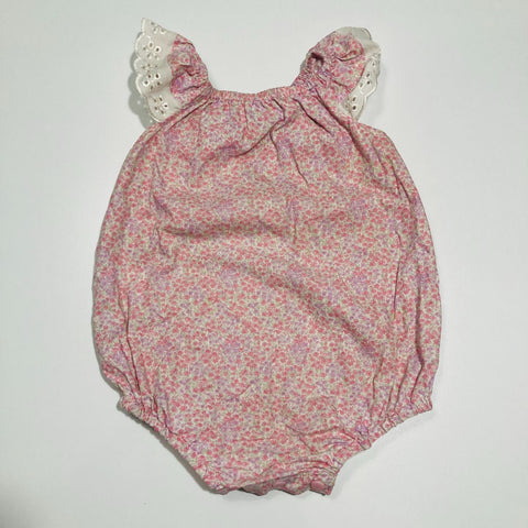 Floral Bodysuit with Frill Sleeves