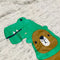 Long Sleeve Top with Dinosaur Print