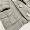 Grey Button Up Jumper