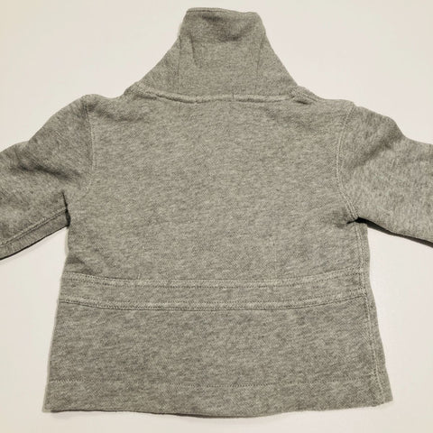 Grey Button Up Jumper