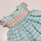 Blue and Pink Pattern Dress