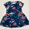 Native Botanical Print Dress with Bodysuit
