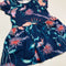Native Botanical Print Dress with Bodysuit