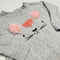Grey Jumper with Fluffy Pink Ears