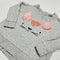Grey Jumper with Fluffy Pink Ears