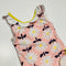 Pink Bathers with Daisy Design