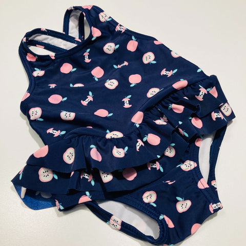 Navy Bathers with Apple Design