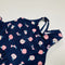 Navy Bathers with Apple Design