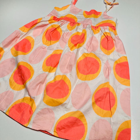 Bright Pink and Orange Neon Dress