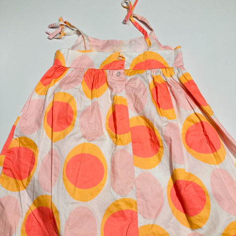 Bright Pink and Orange Neon Dress