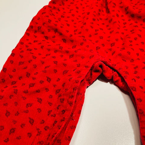 Corduroy Overalls Red