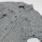 Black and White Checked Long Sleeve Button Up Shirt