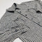 Black and White Checked Long Sleeve Button Up Shirt