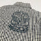Black and White Checked Long Sleeve Button Up Shirt