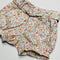 Floral Shorts with Pockets and Belt Bow