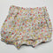 Floral Shorts with Pockets and Belt Bow