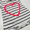 T-Shirt Bodysuit with Neon Pink Heart from The Kidstore
