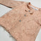 Pink Cardigan with Fluffy Front