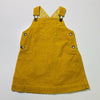 Mustard Corduroy Overall Dress