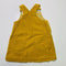 Mustard Corduroy Overall Dress