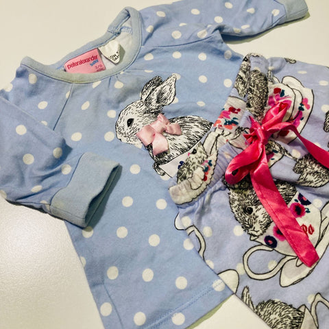Pyjama Set from Peter Alexander with Tea Party Rabbbit