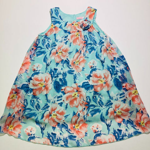 Mint Green Floral Dress 