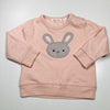 Pink Sweater with Bunny 