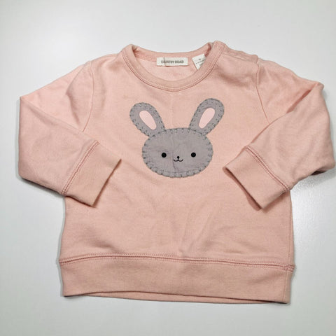 Pink Sweater with Bunny 
