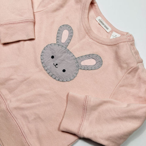 Pink Sweater with Bunny