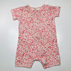 Floral Zip-Up Romper