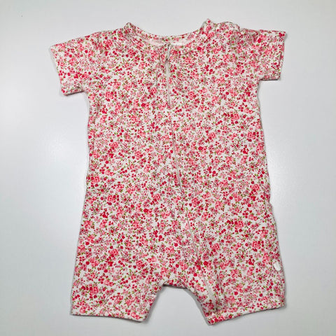 Floral Zip-Up Romper