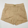 Khaki Shorts with Pockets. 