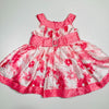 Pink Dress with Polka Dots and Flowers