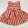 Pink & Cream Striped Dress